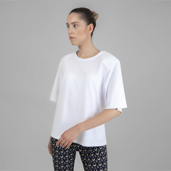 White Lucy Basic Blouse